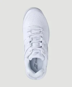 Wimbledon Babolat Propulse All Court Junior Trainers - White- Footwear