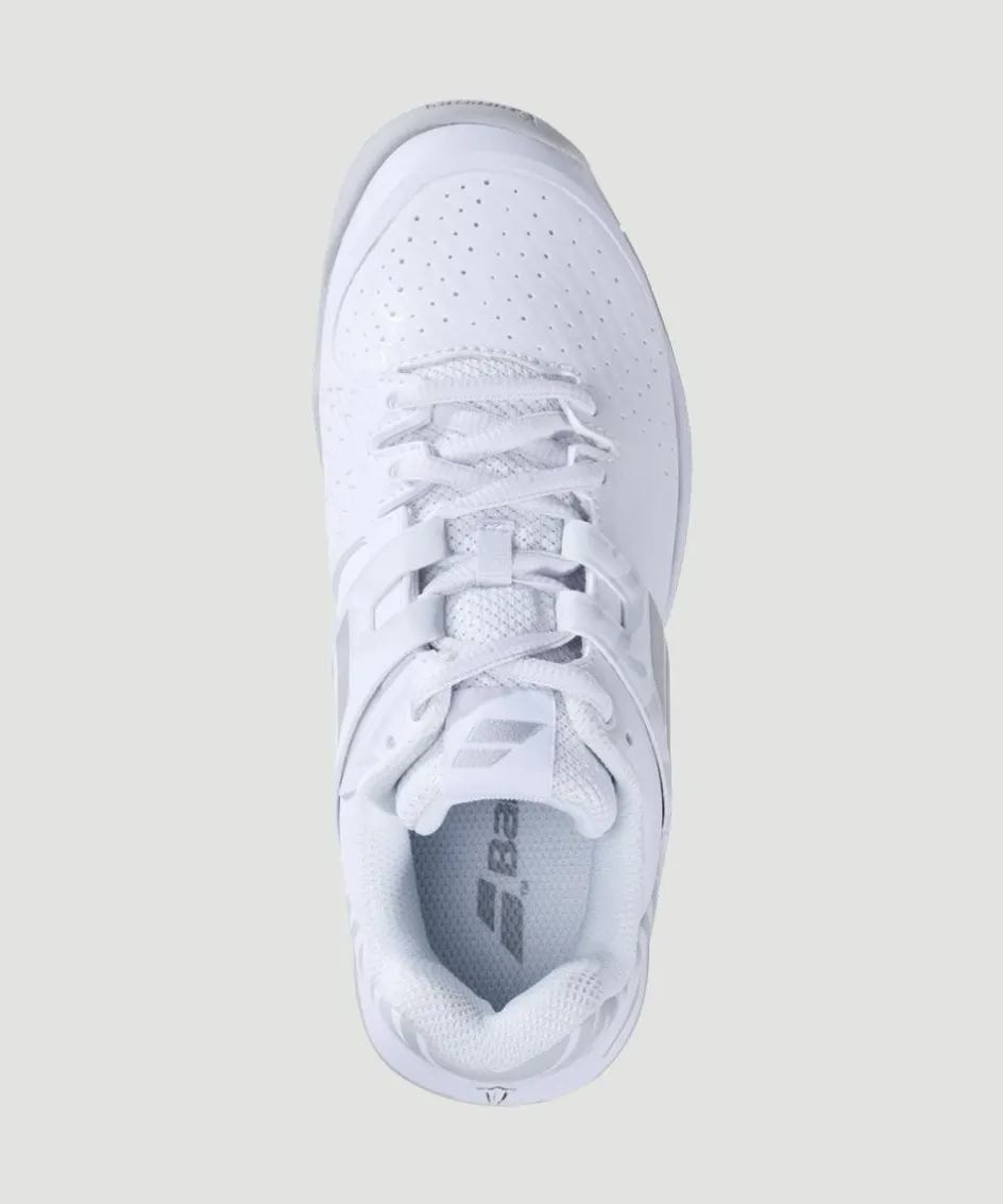 Wimbledon Babolat Propulse All Court Junior Trainers - White- Footwear