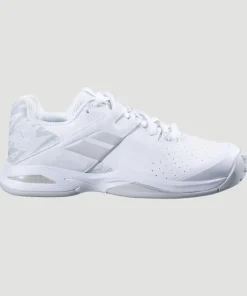 Wimbledon Babolat Propulse All Court Junior Trainers - White- Footwear