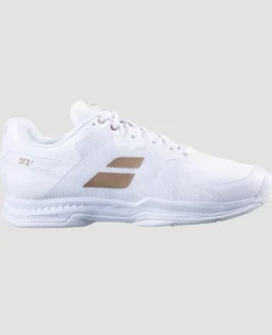 Wimbledon Babolat SFX3 All Court Mens Trainers - White- Footwear