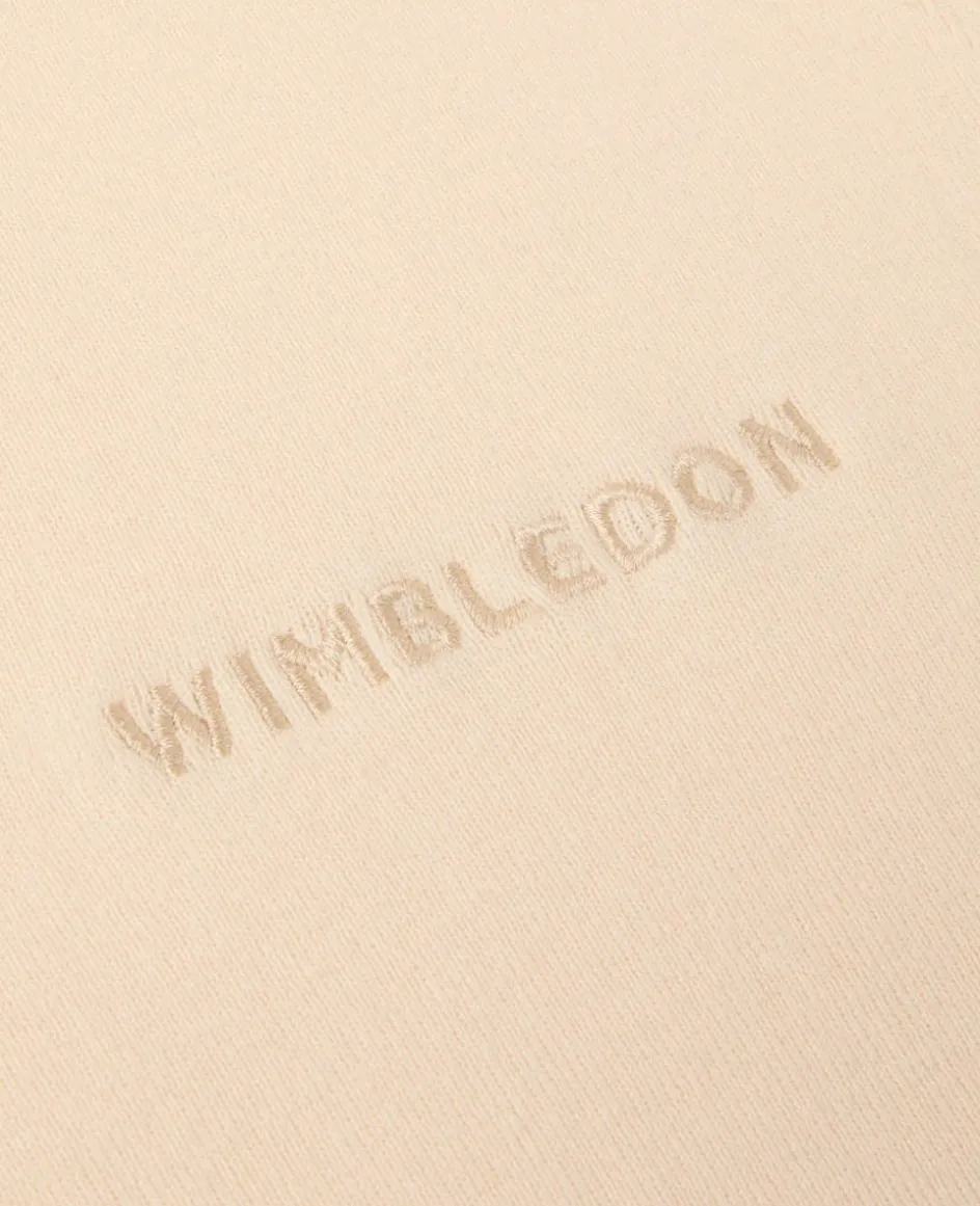 Wimbledon Contrast Stripe Knitted Sweater in Cream- Knitwear|Sweatshirts & Hoodies