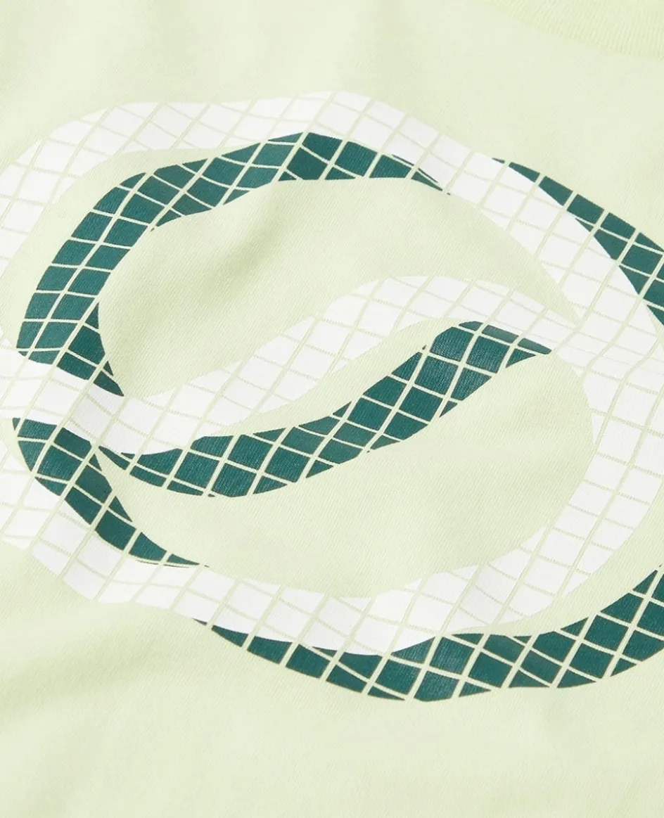 Wimbledon Kids Ball T-Shirt - Lime-Kids Tops & T-Shirts