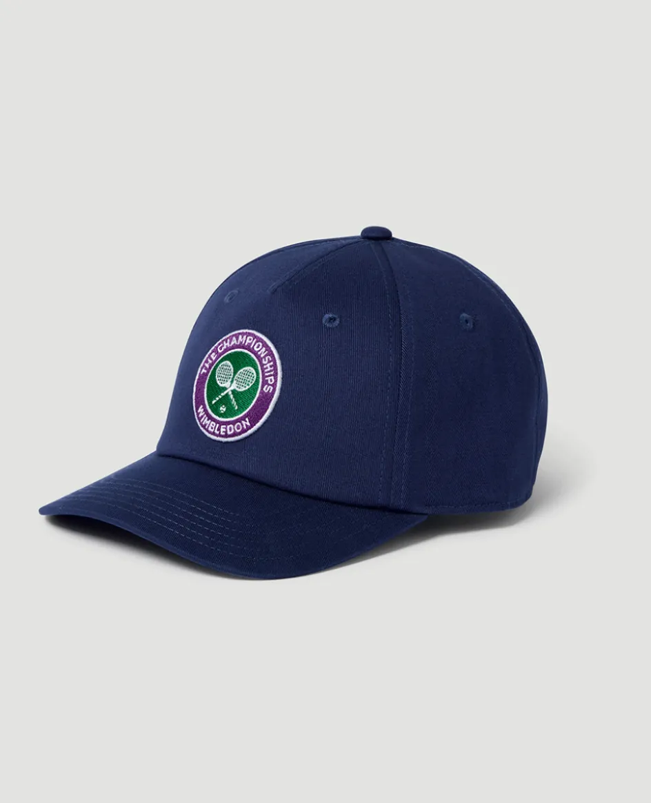 Wimbledon Kids Championships Logo Cap - Navy- Baseball Cap