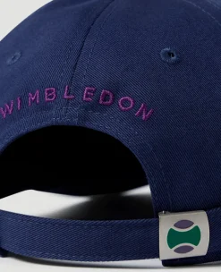 Wimbledon Kids Championships Logo Cap - Navy- Baseball Cap