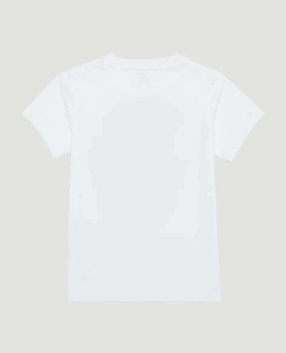 Wimbledon Kids Championships Logo T-Shirt - White-Kids Tops & T-Shirts