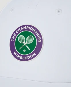 Wimbledon Kids Championships Performance Cap - White- Baseball Cap