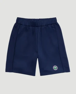 Wimbledon Kids Core Performance Shorts - Navy-Kids Trousers & Shorts|Trousers & Shorts