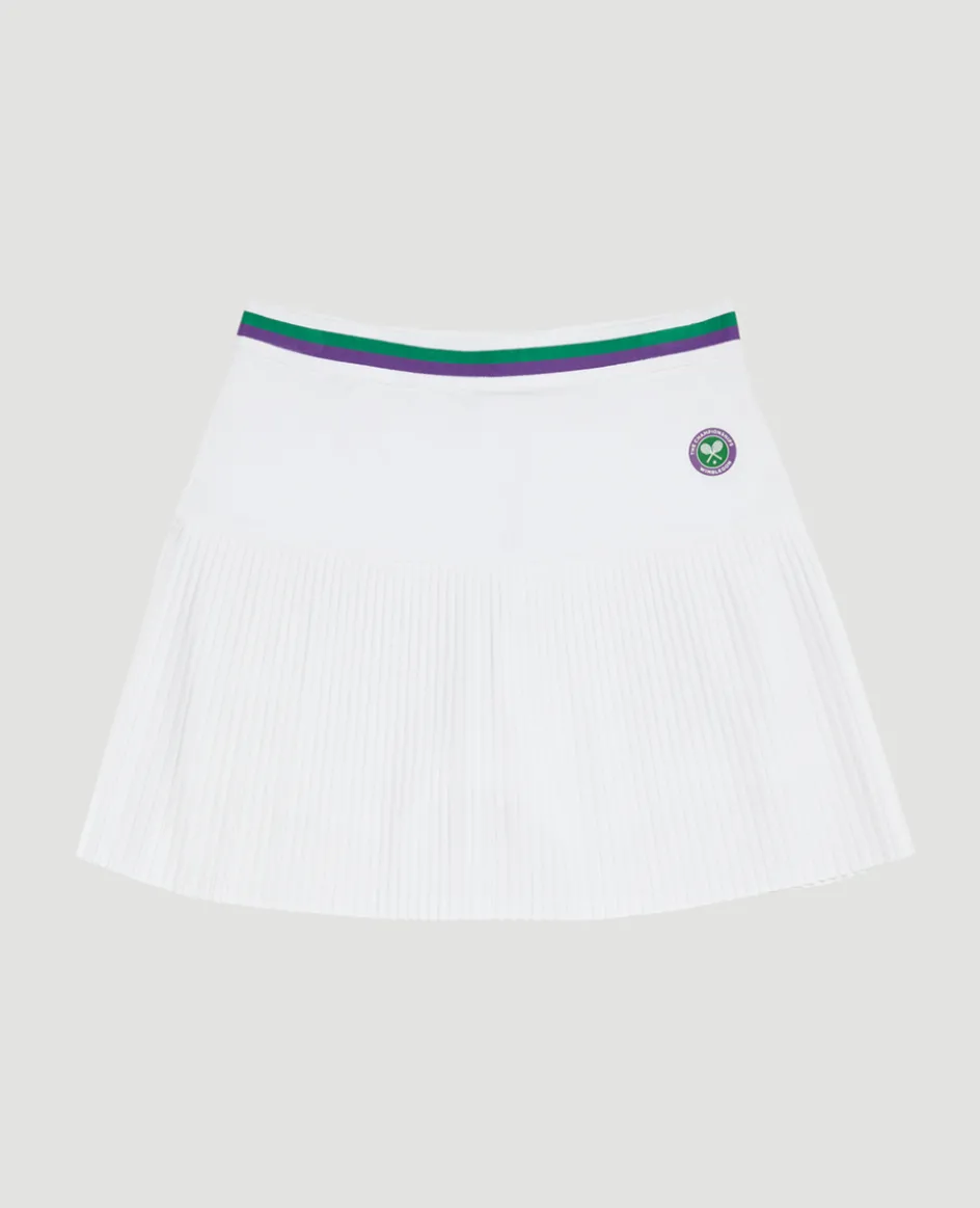 Wimbledon Kids Core Skort White-Kids Dresses & Skirts|Dresses & Skorts
