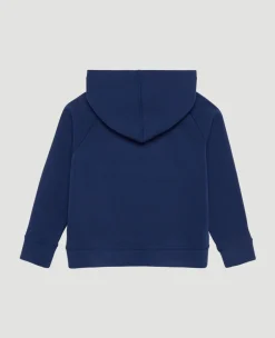 Wimbledon Kids Hooded Sweatshirt - Navy-Kids Sweatshirts & Hoodies