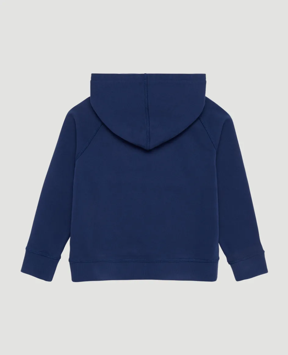 Wimbledon Kids Hooded Sweatshirt - Navy-Kids Sweatshirts & Hoodies