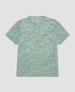 Wimbledon Kids Performance T-Shirt - Lime-Kids Tops & T-Shirts