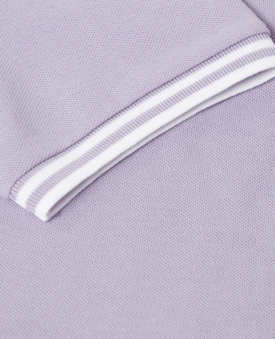 Wimbledon Kids Pique Polo - Lilac-Kids Tops & T-Shirts