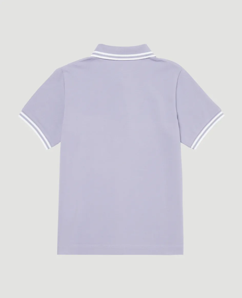 Wimbledon Kids Pique Polo - Lilac-Kids Tops & T-Shirts