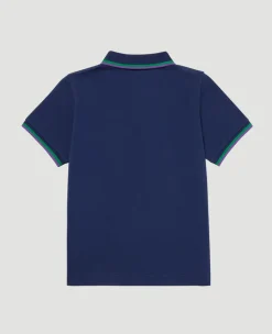 Wimbledon Kids Pique Polo - Navy-Kids Tops & T-Shirts
