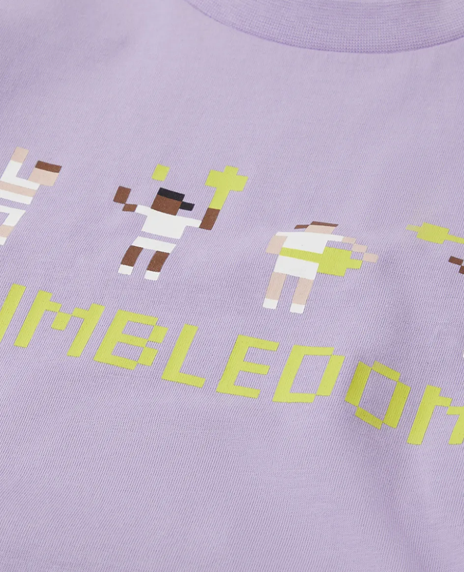 Wimbledon Kids Player T-Shirt - Lilac-Kids Tops & T-Shirts