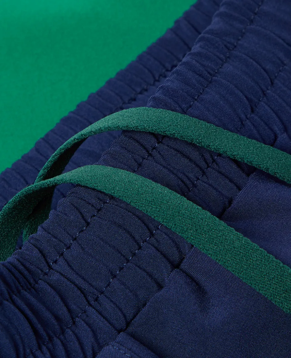 Wimbledon Kids Shorts - Navy & Green-Kids Trousers & Shorts|Trousers & Shorts