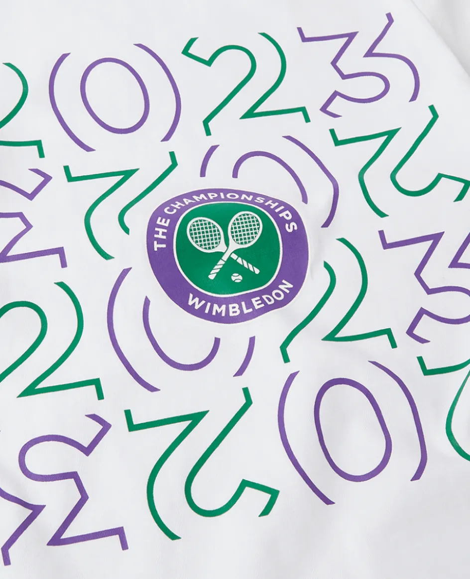 Wimbledon Kids 2023 T-Shirt - White-Kids Tops & T-Shirts
