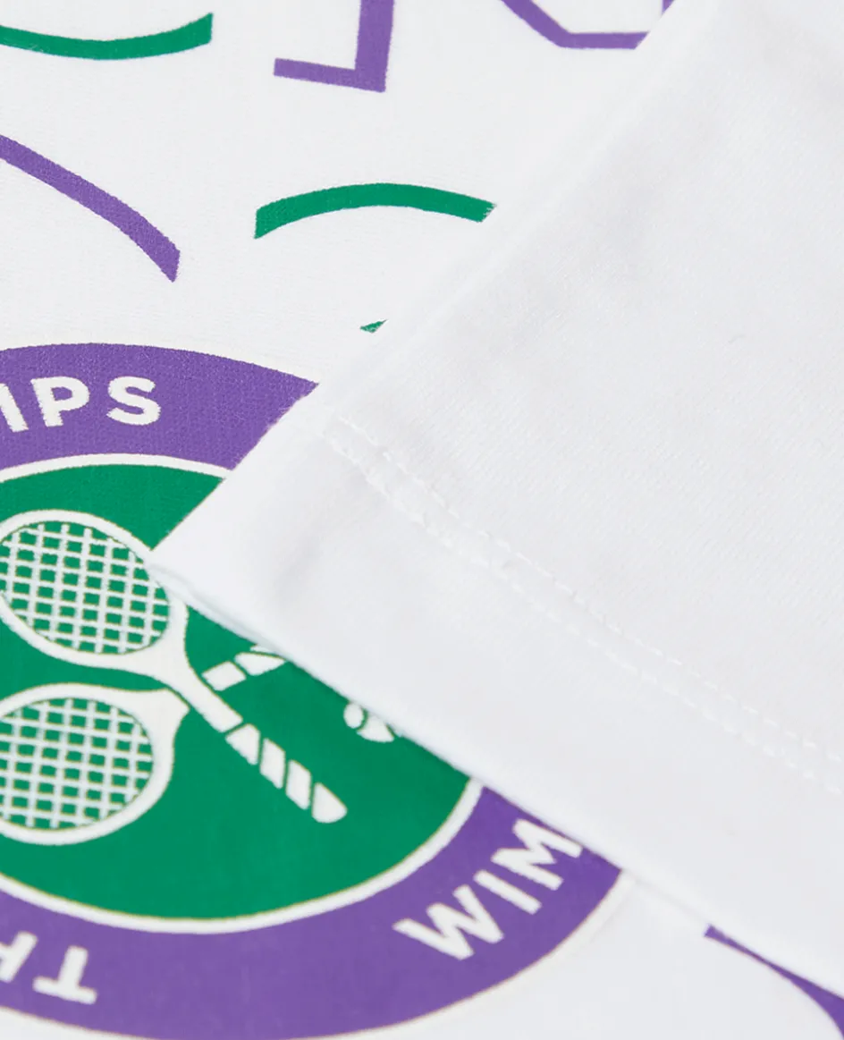 Wimbledon Kids 2023 T-Shirt - White-Kids Tops & T-Shirts