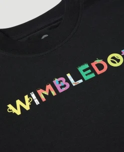 Wimbledon Kids Icons T-Shirt - Black-Kids Tops & T-Shirts