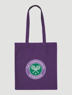 Wimbledon Logo Shopper Bag - Acai- Shopper