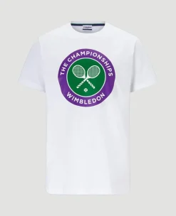Wimbledon Men's Championships Logo T-Shirt - White- T-Shirts