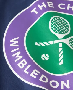 Wimbledon Mens Championships Logo T-Shirt - Navy- T-Shirts