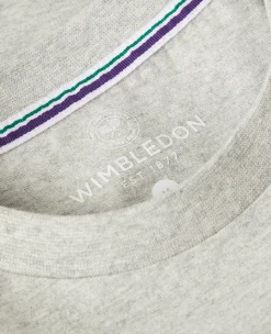 Wimbledon Mens Championships Logo T-Shirt - Grey- T-Shirts