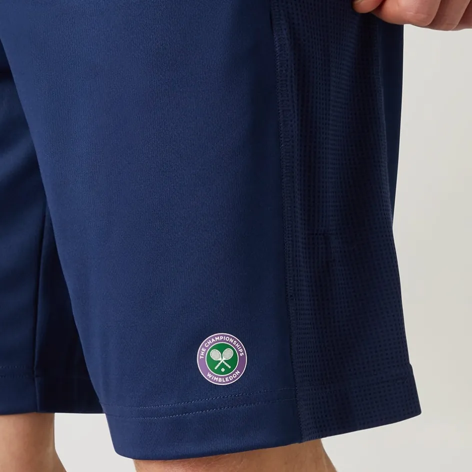 Wimbledon Mens Core Performance Shorts - Navy- Trousers & Shorts