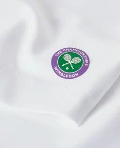 Wimbledon Mens Core Performance Shorts - White- Trousers & Shorts