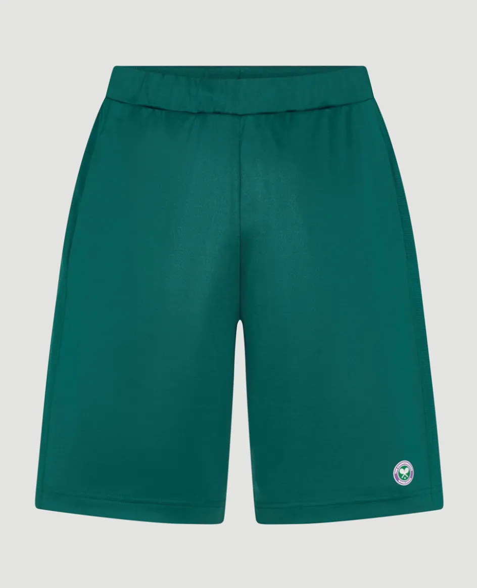 Wimbledon Mens Core Performance Shorts - Green- Trousers & Shorts