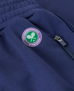 Wimbledon Mens Core Performance Track Pant - Navy- Trousers & Shorts