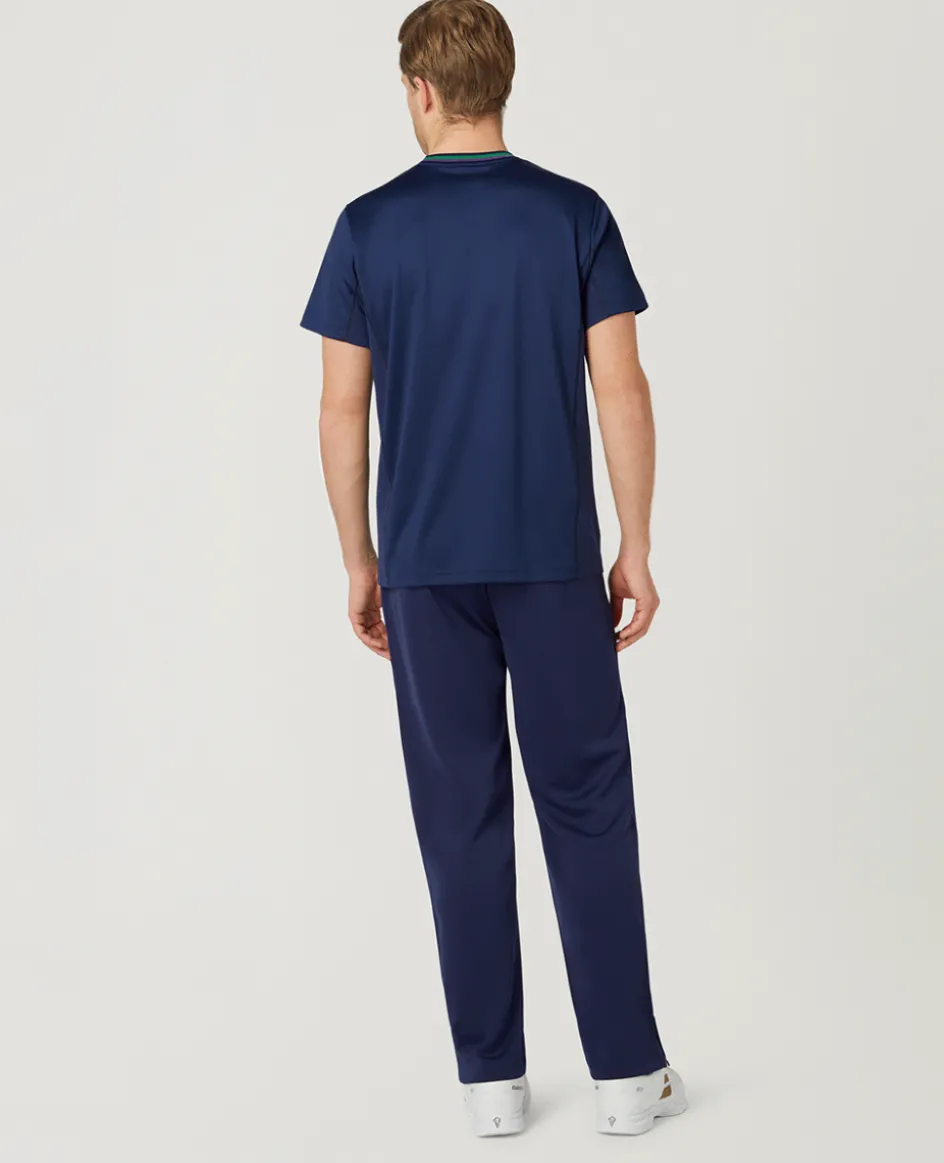 Wimbledon Mens Core Performance Track Pant - Navy- Trousers & Shorts
