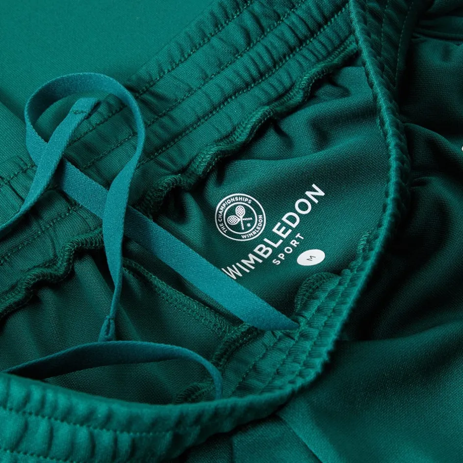 Wimbledon Mens Core Performance Track Pant - Green- Trousers & Shorts