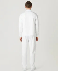 Wimbledon Mens Core Performance Track Pant - White- Trousers & Shorts|Trousers & Shorts