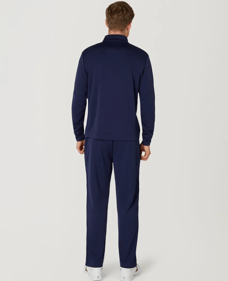 Wimbledon Mens Core Performance 1/4 Zip Training Top - Navy- Sweatshirts & Hoodies|Sweatshirts & Hoodies