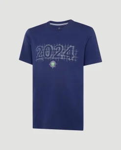 Wimbledon Mens 2024 Dated T-Shirt - Navy- T-Shirts