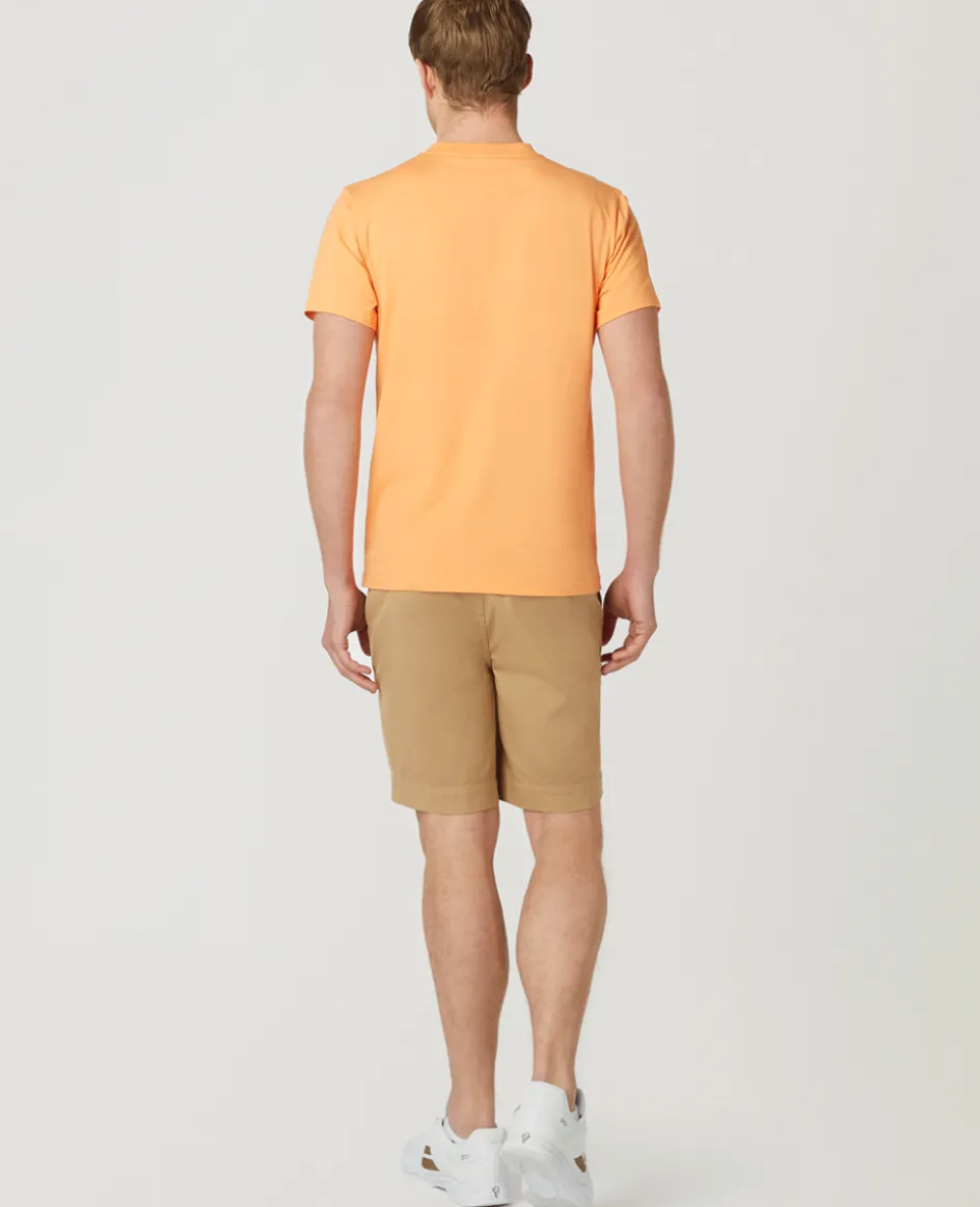 Wimbledon Mens 3D Logo T-Shirt - Peach- T-Shirts