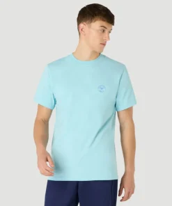 Wimbledon Mens Globe T-Shirt - Blue- T-Shirts