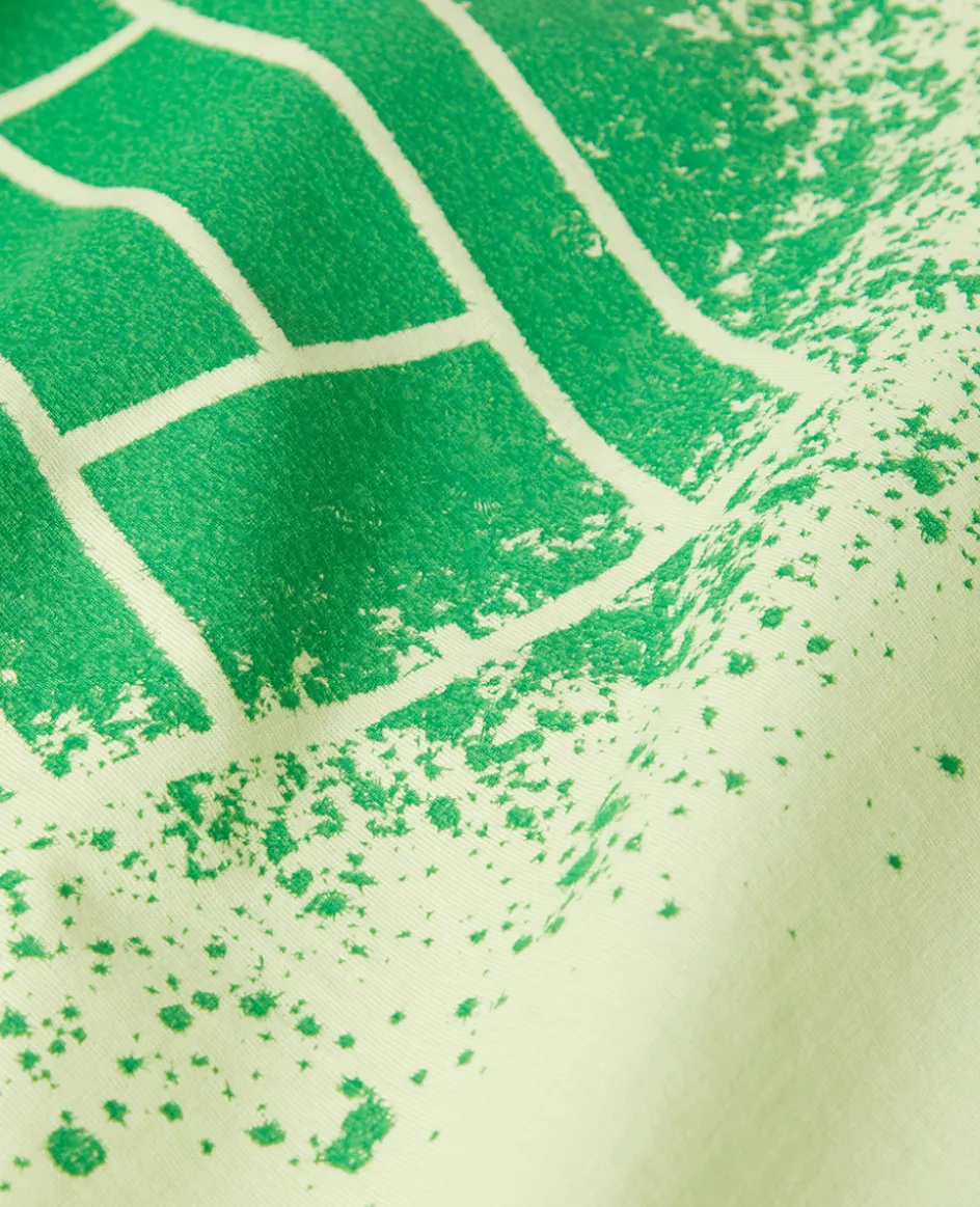 Wimbledon Mens Grass Court T-Shirt - Lime- T-Shirts