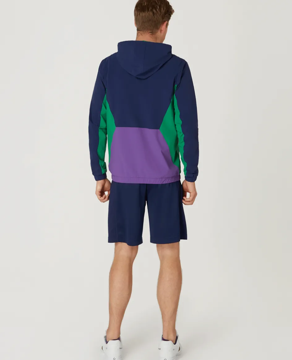 Wimbledon Mens Hooded Jacket - Multi- Jackets & Coats