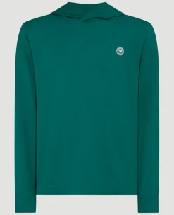Wimbledon Mens Light Performance Hoody - Green- Sweatshirts & Hoodies|Sweatshirts & Hoodies
