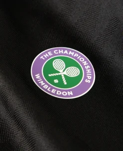 Wimbledon Mens Light Performance T-Shirt - Black- T-Shirts