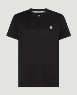 Wimbledon Mens Light Performance T-Shirt - Black- T-Shirts