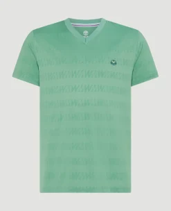 Wimbledon Mens Light Performance T-Shirt - Green- T-Shirts