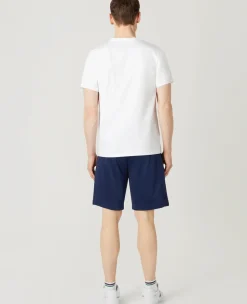 Wimbledon Mens Linear 2023 T-Shirt - White- T-Shirts