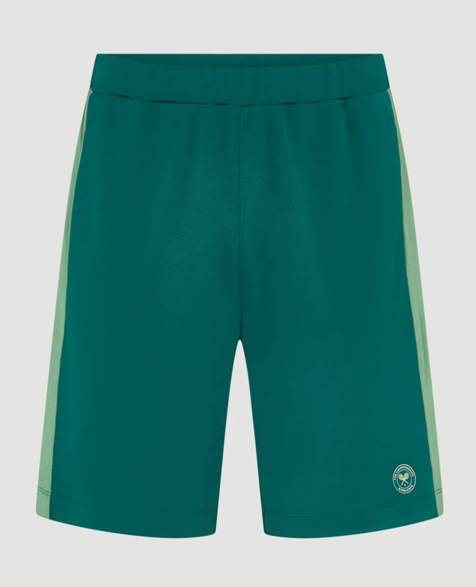 Wimbledon Mens Performance Short - Green- Trousers & Shorts