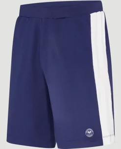 Wimbledon Mens Performance Short - Navy & White- Trousers & Shorts