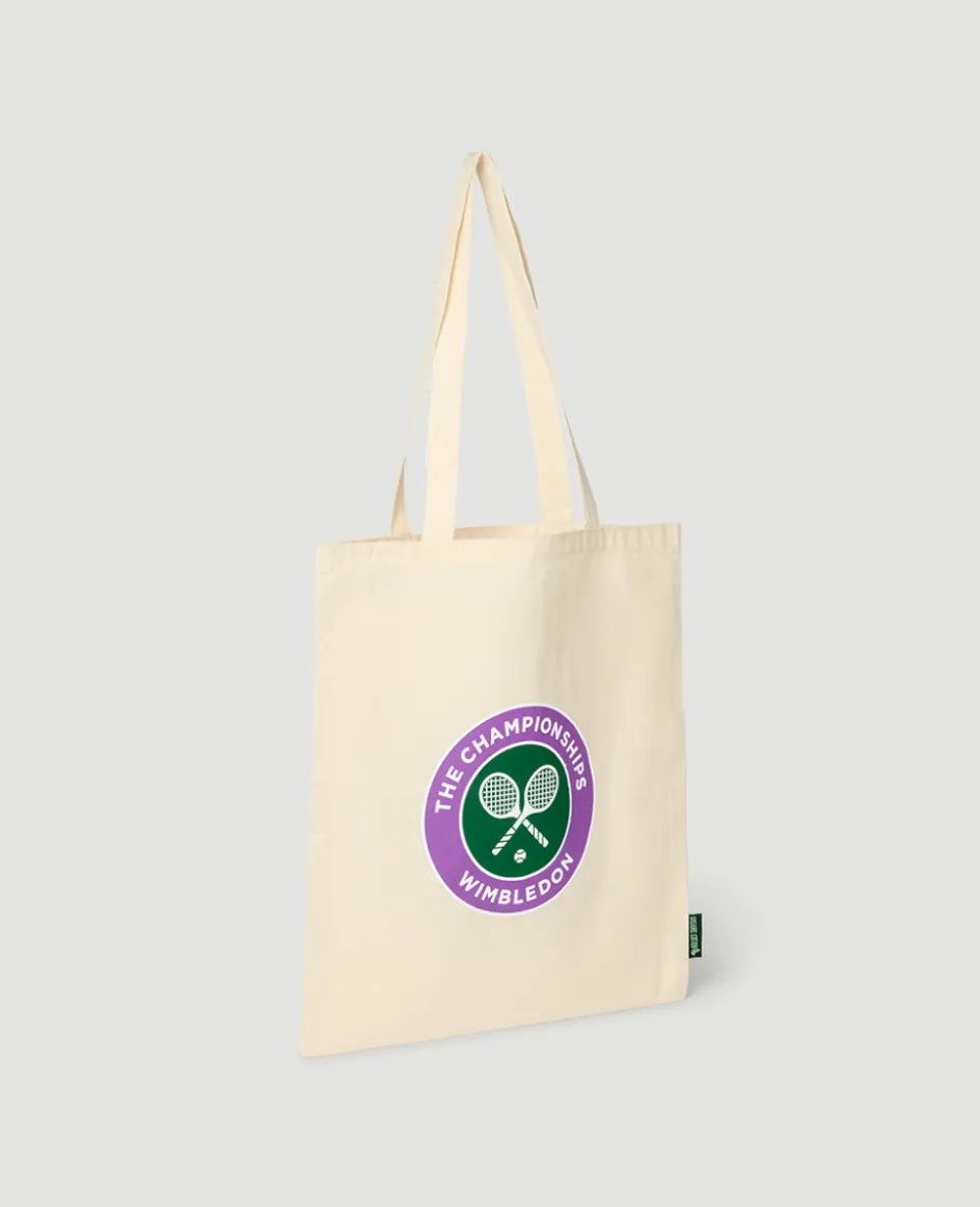 Wimbledon Organic Cotton Shopper Tote with Championships Logo - Natural- Shopper