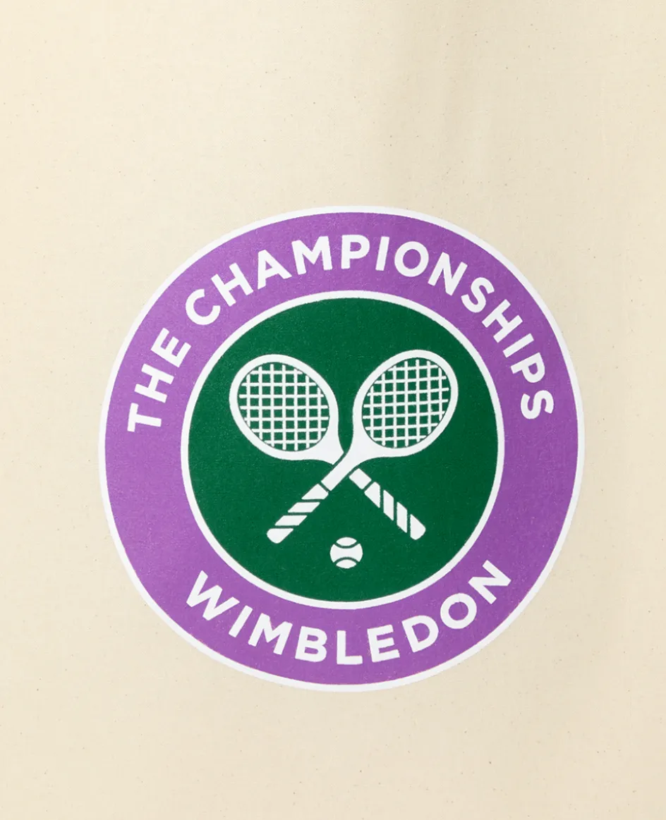 Wimbledon Organic Cotton Shopper Tote with Championships Logo - Natural- Shopper