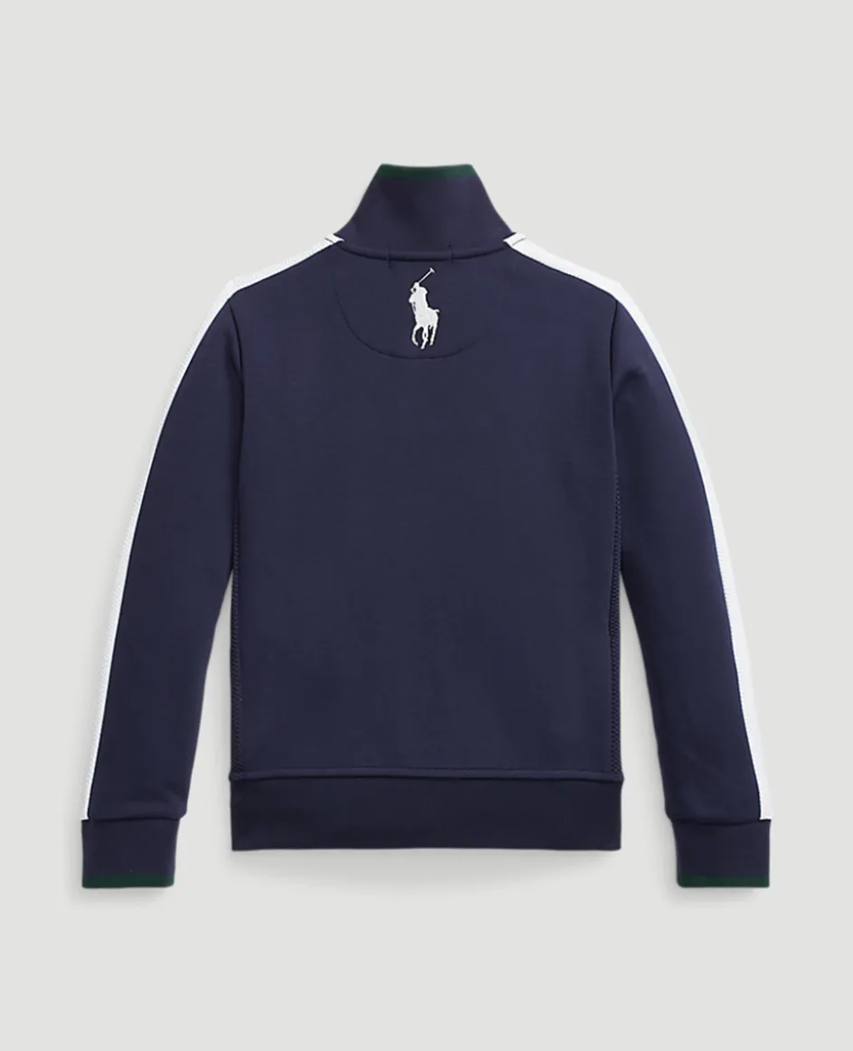 Wimbledon Polo Ralph Lauren Ball Girl Track Jacket - Navy-Kids Jackets & Coats
